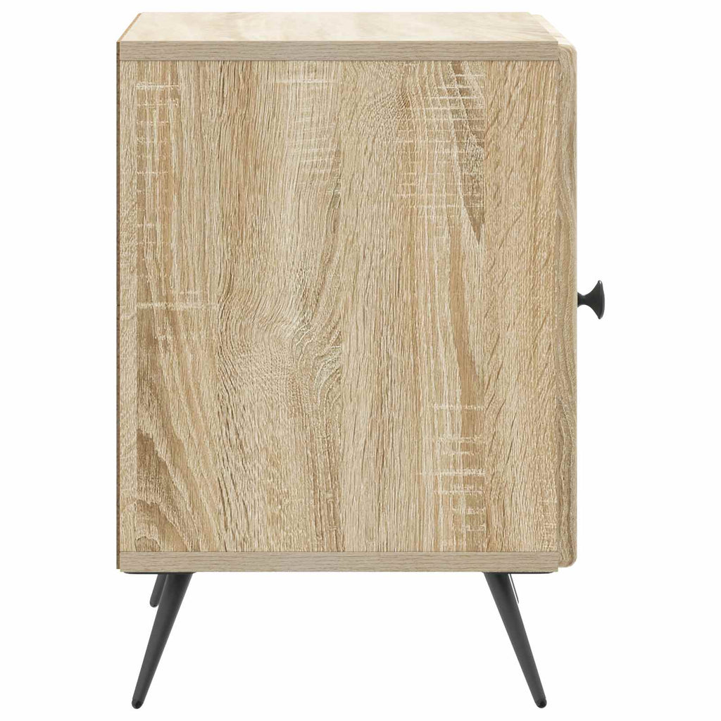 Nachttisch 2 pcs Sonoma-Eiche 43 x 34,5 x 50 cm Holzwerkstoff