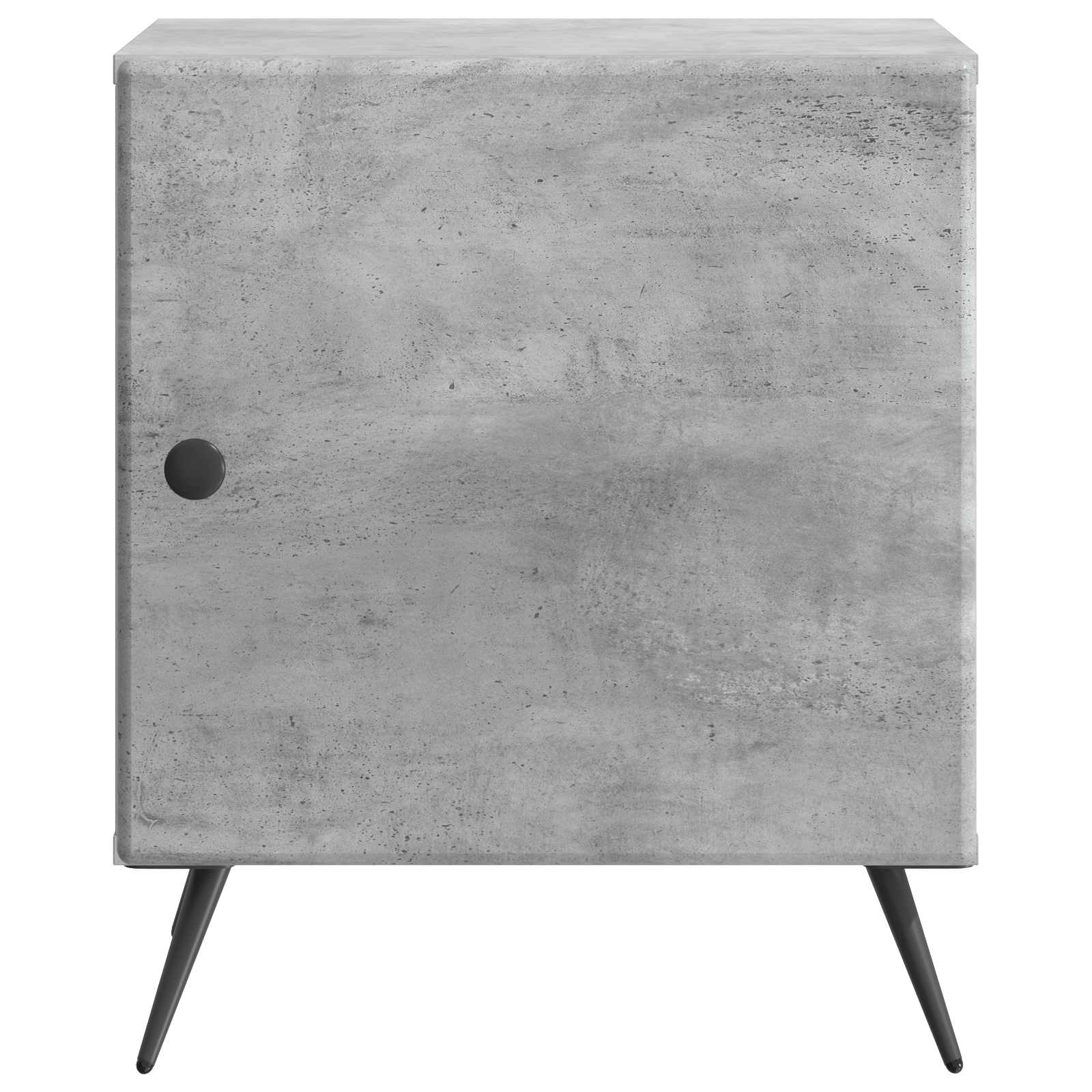 Nachttisch 2 pcs Betongrau 43 x 34,5 x 50 cm Holzwerkstoff