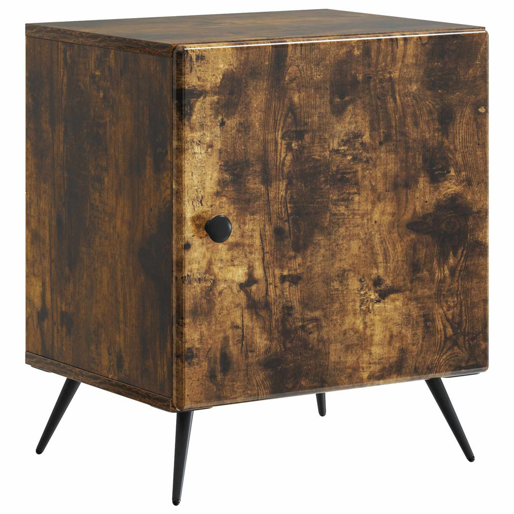 Nachttisch 2 pcs Geräucherte Eiche 43 x 34,5 x 50 cm