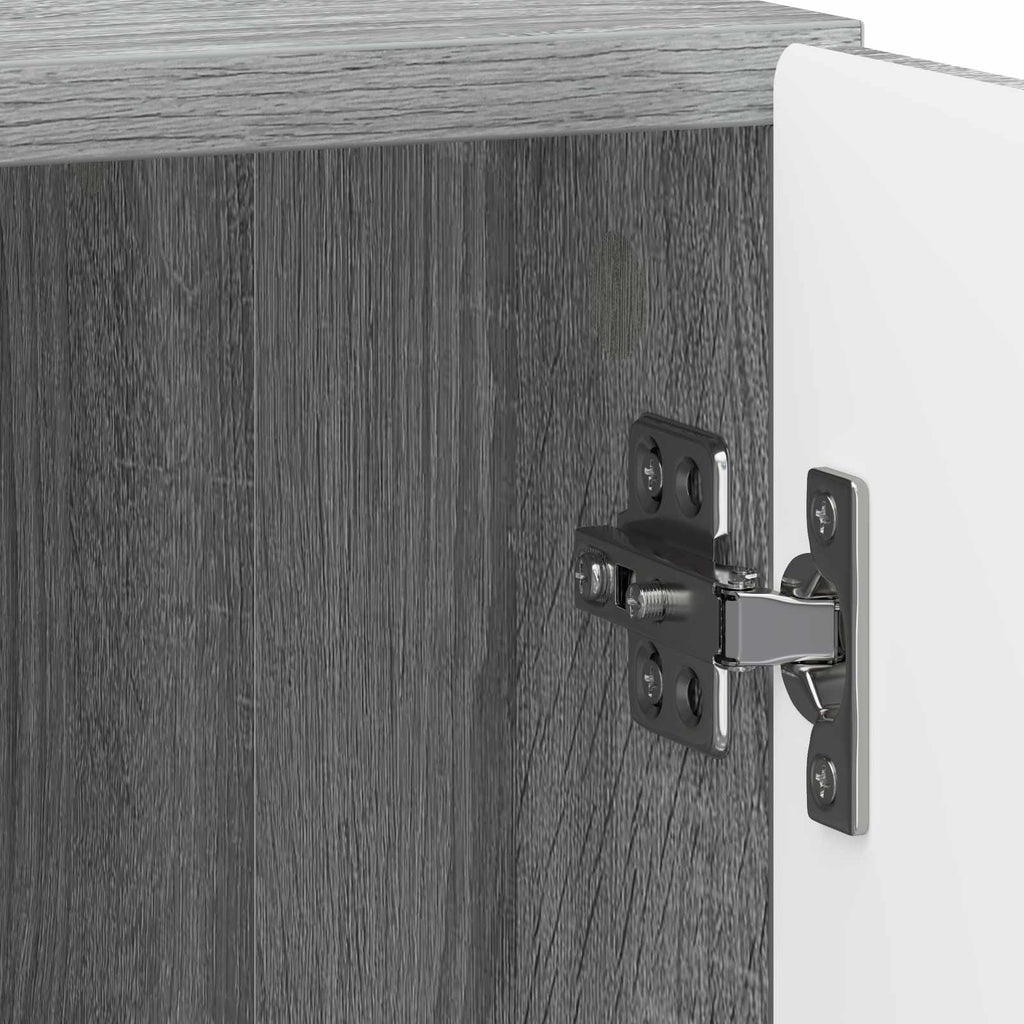 Nachttisch 2 pcs Graues Sonoma 43 x 34,5 x 50 cm Holzwerkstoff