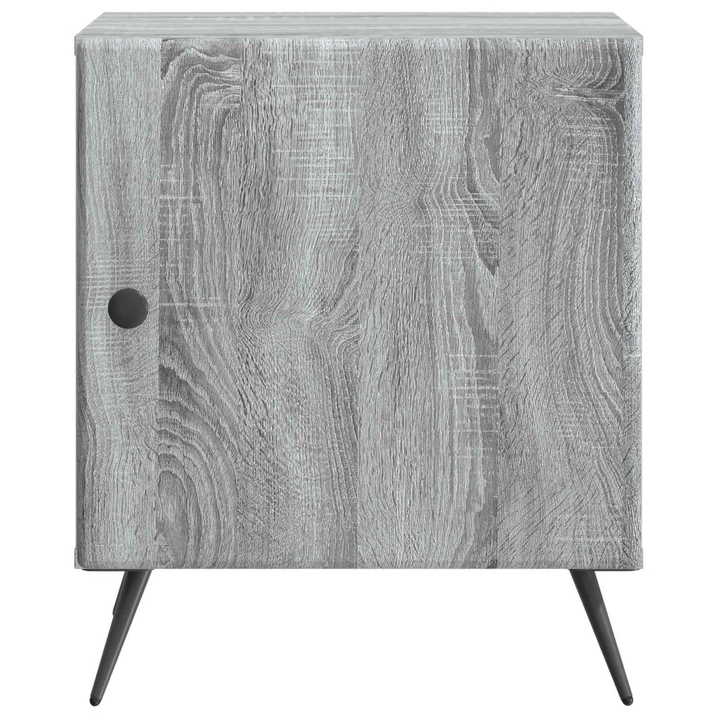 Nachttisch 2 pcs Graues Sonoma 43 x 34,5 x 50 cm Holzwerkstoff