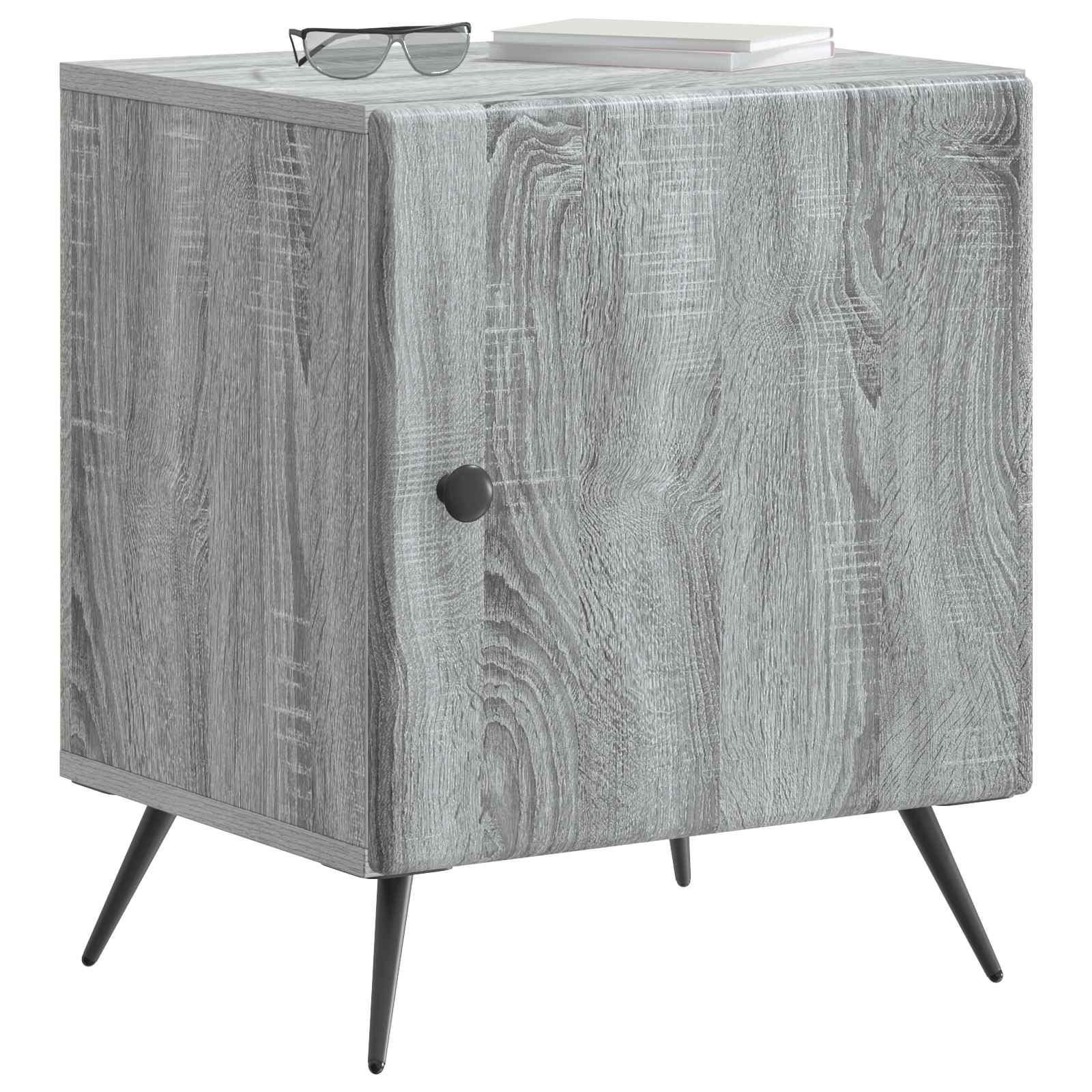 Nachttisch 2 pcs Graues Sonoma 43 x 34,5 x 50 cm Holzwerkstoff