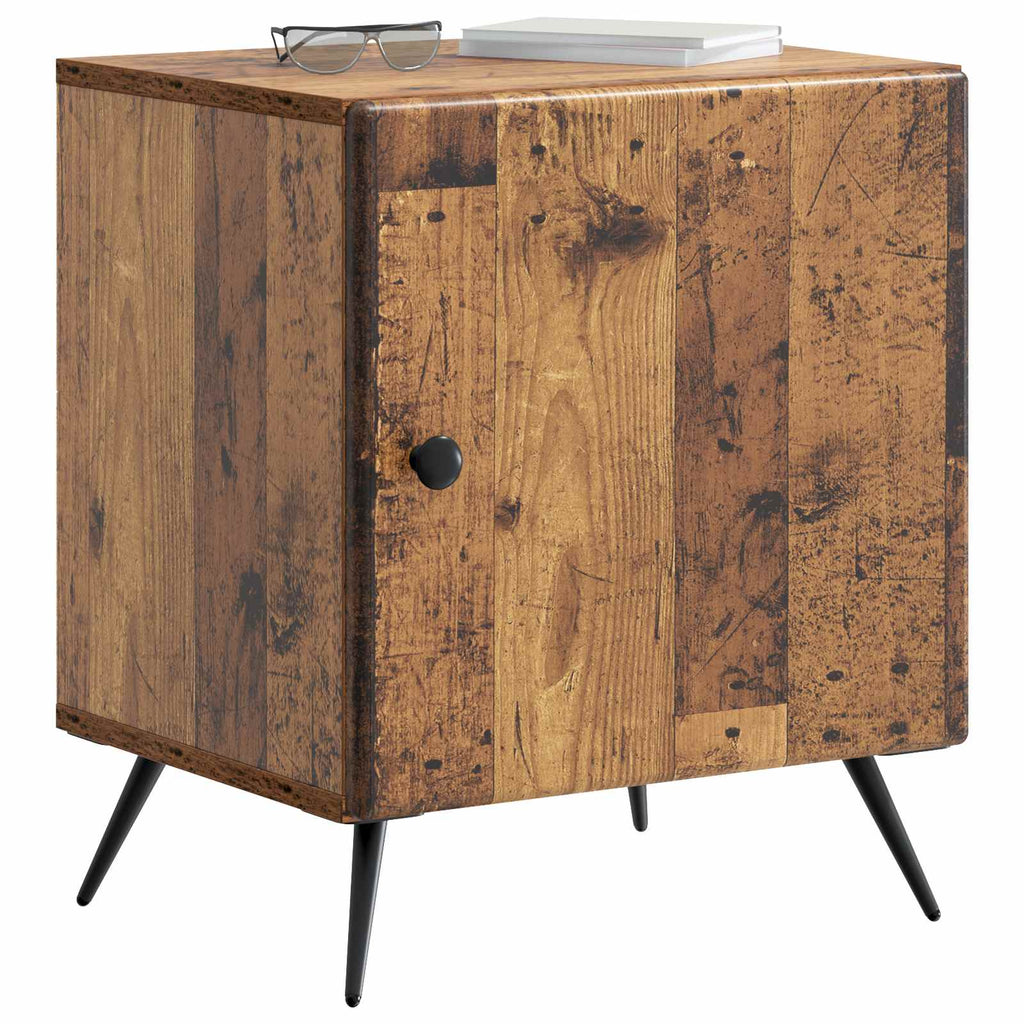 Nachttisch 2 pcs Altholz 43 x 34,5 x 50 cm Holzwerkstoff