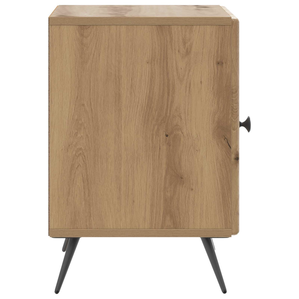 Nachttisch 2 pcs Artisan-Eiche 43 x 34,5 x 50 cm Holzwerkstoff