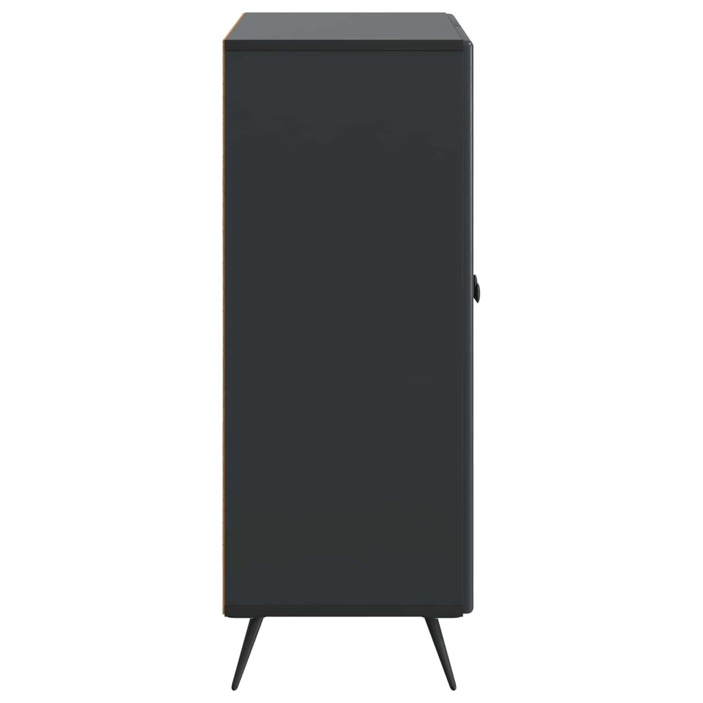 Sideboard Schwarz 66 x 34,5 x 90 cm Holzwerkstoff