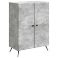 Sideboard Betongrau 66 x 34,5 x 90 cm Holzwerkstoff