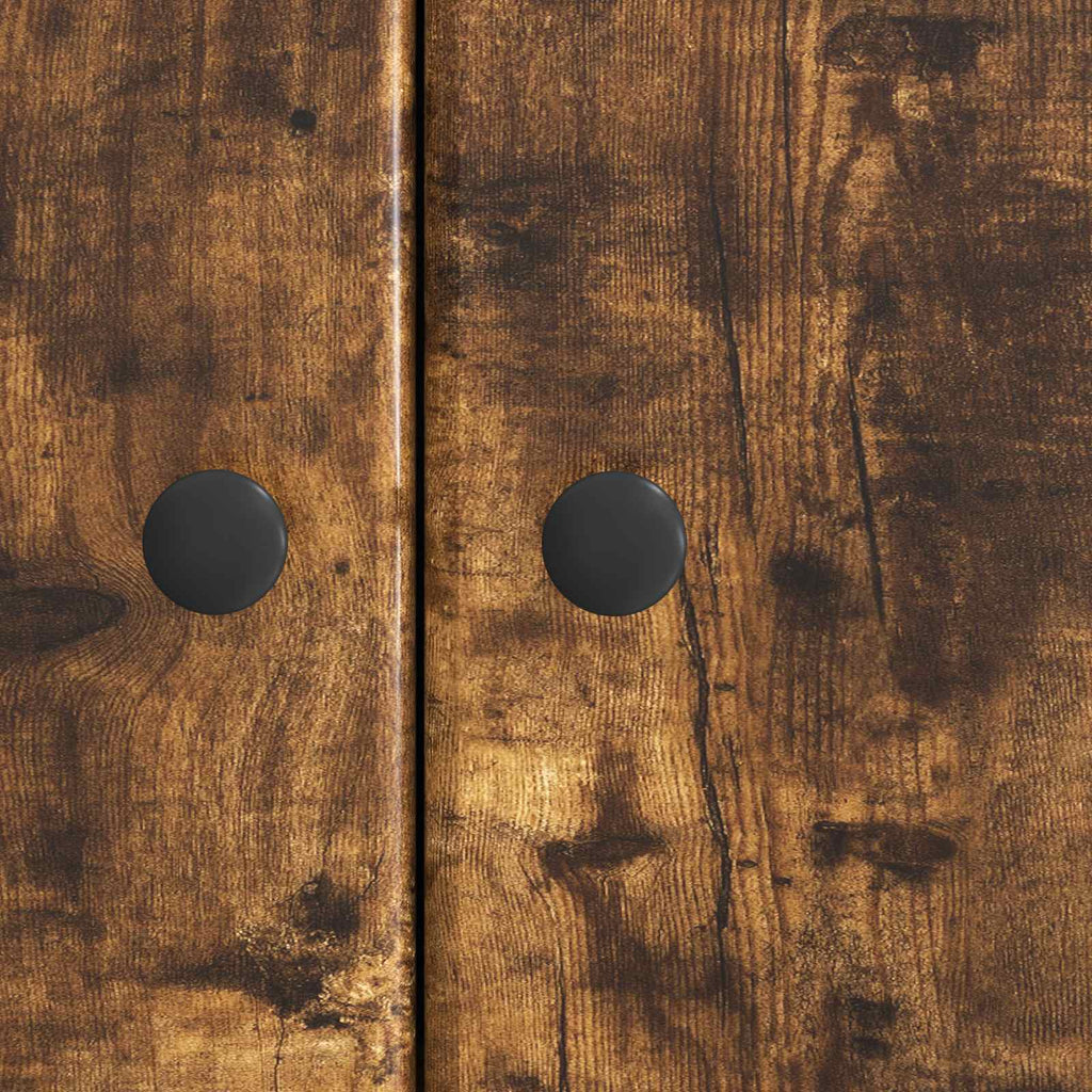 Sideboard Geräucherte Eiche 66 x 34,5 x 90 cm Holzwerkstoff