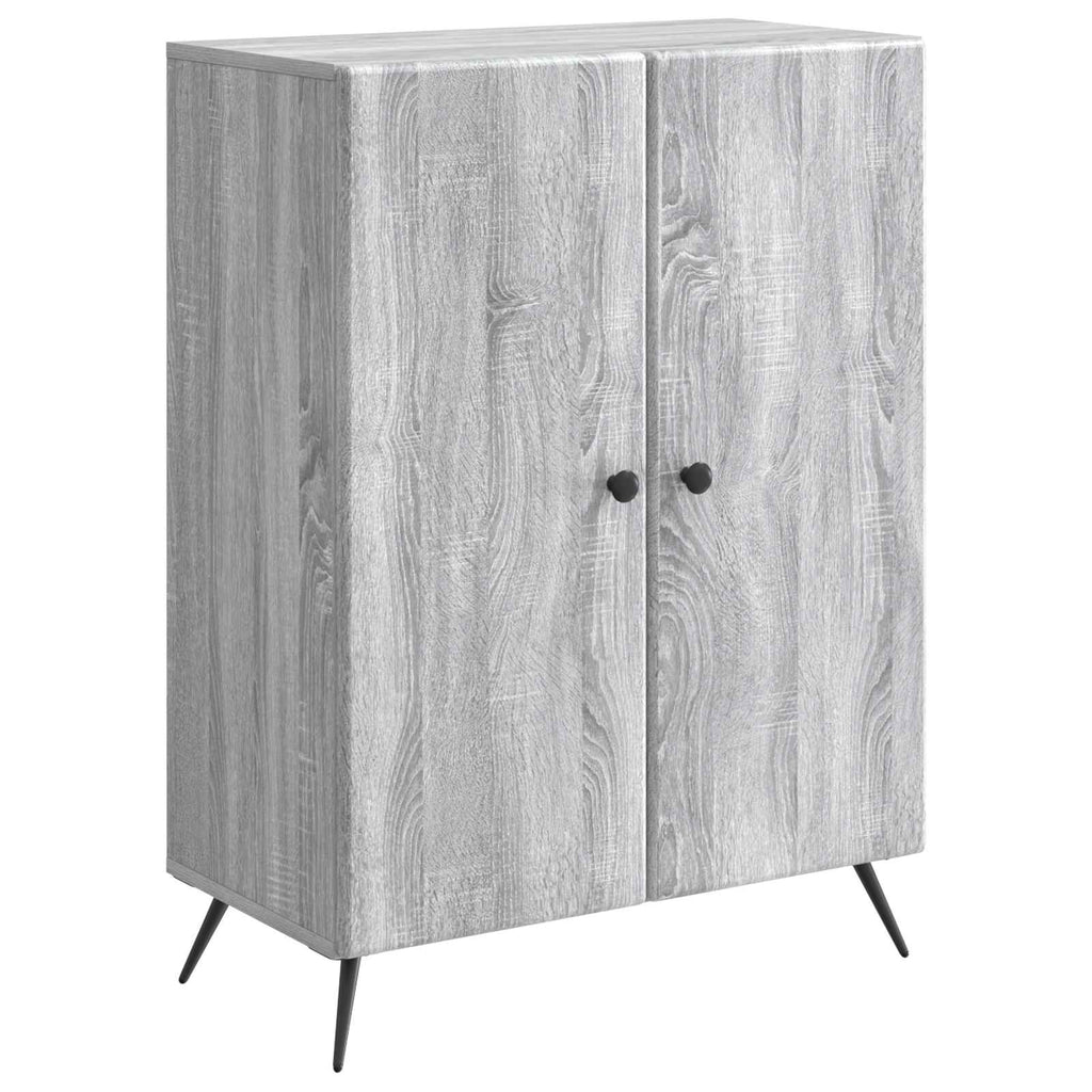 Sideboard Graues Sonoma 66 x 34,5 x 90 cm Holzwerkstoff