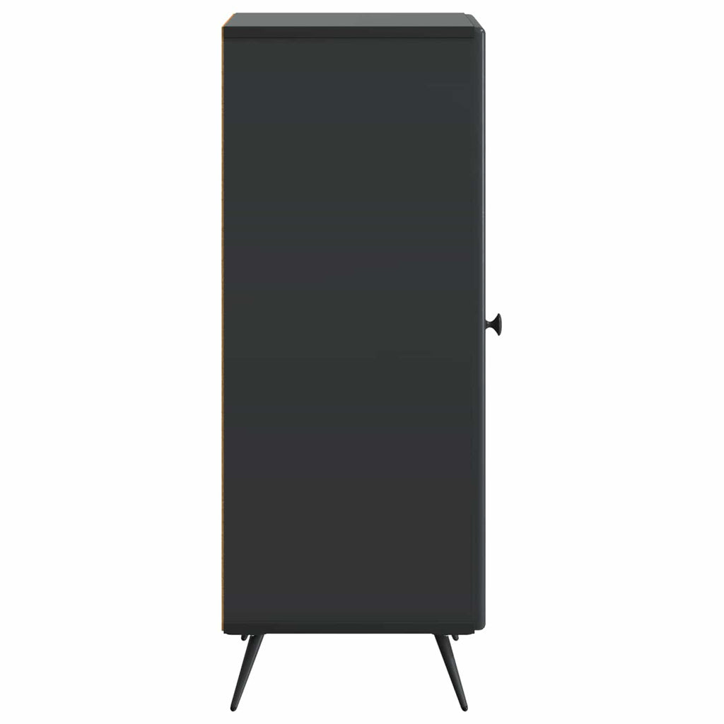 Sideboard Schwarz 33 x 34,5 x 90 cm Holzwerkstoff