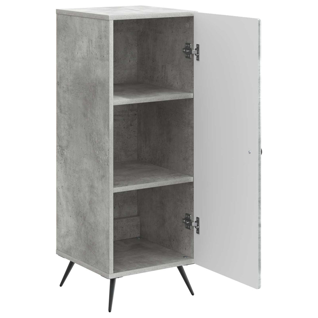 Sideboard Betongrau 33 x 34,5 x 90 cm Holzwerkstoff