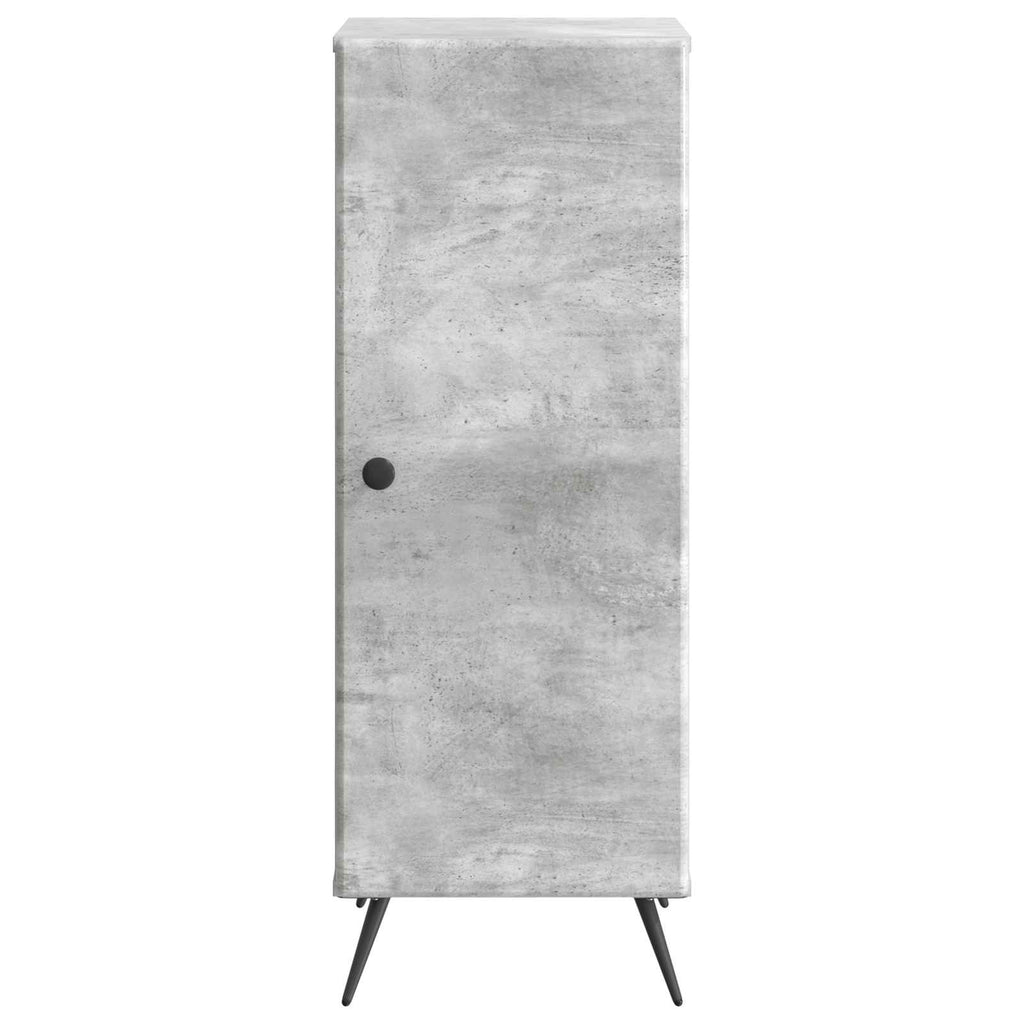 Sideboard Betongrau 33 x 34,5 x 90 cm Holzwerkstoff