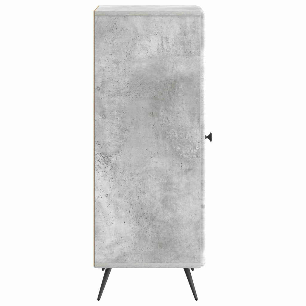 Sideboard Betongrau 33 x 34,5 x 90 cm Holzwerkstoff