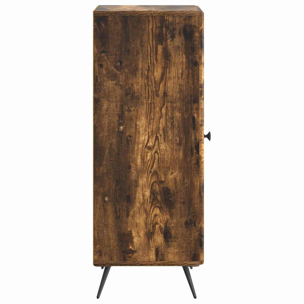 Sideboard Geräucherte Eiche 33 x 34,5 x 90 cm Holzwerkstoff