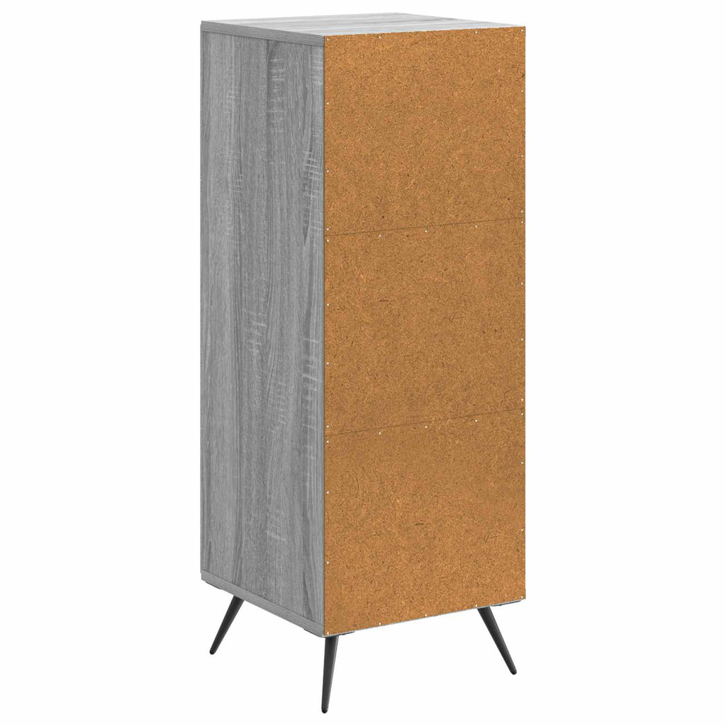 Sideboard Graues Sonoma 33 x 34,5 x 90 cm Holzwerkstoff