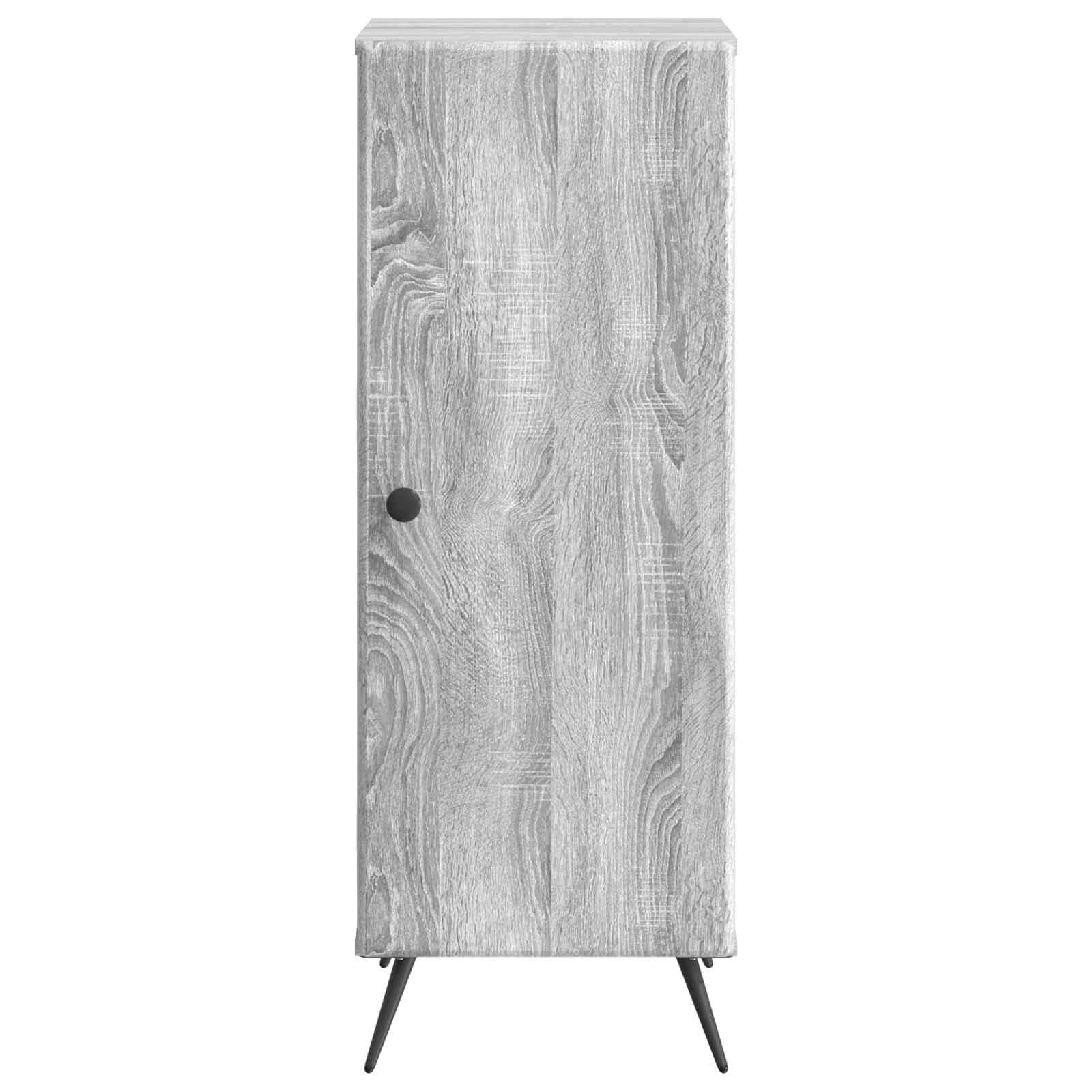Sideboard Graues Sonoma 33 x 34,5 x 90 cm Holzwerkstoff
