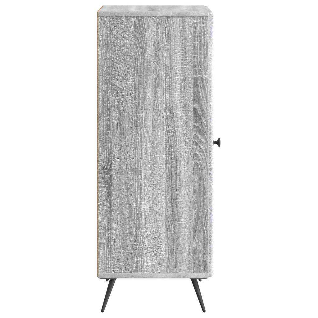 Sideboard Graues Sonoma 33 x 34,5 x 90 cm Holzwerkstoff