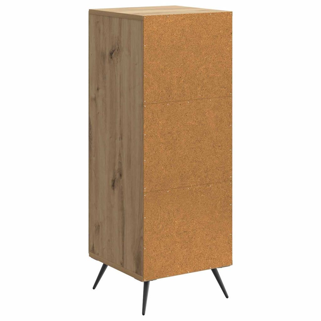 Sideboard Artisan-Eiche 33 x 34,5 x 90 cm Holzwerkstoff
