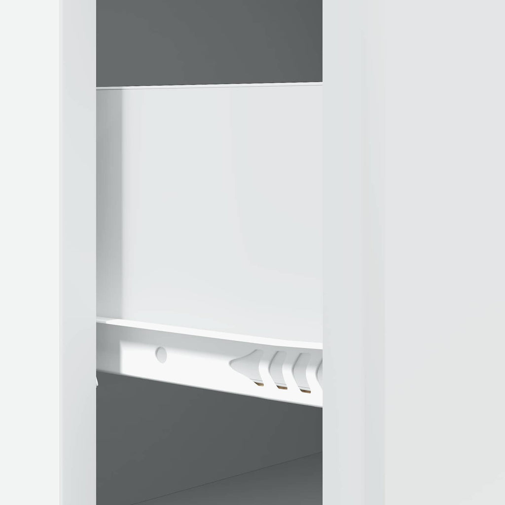 Schubladenschrank Weiß 66 x 34,5 x 90 cm Holzwerkstoff