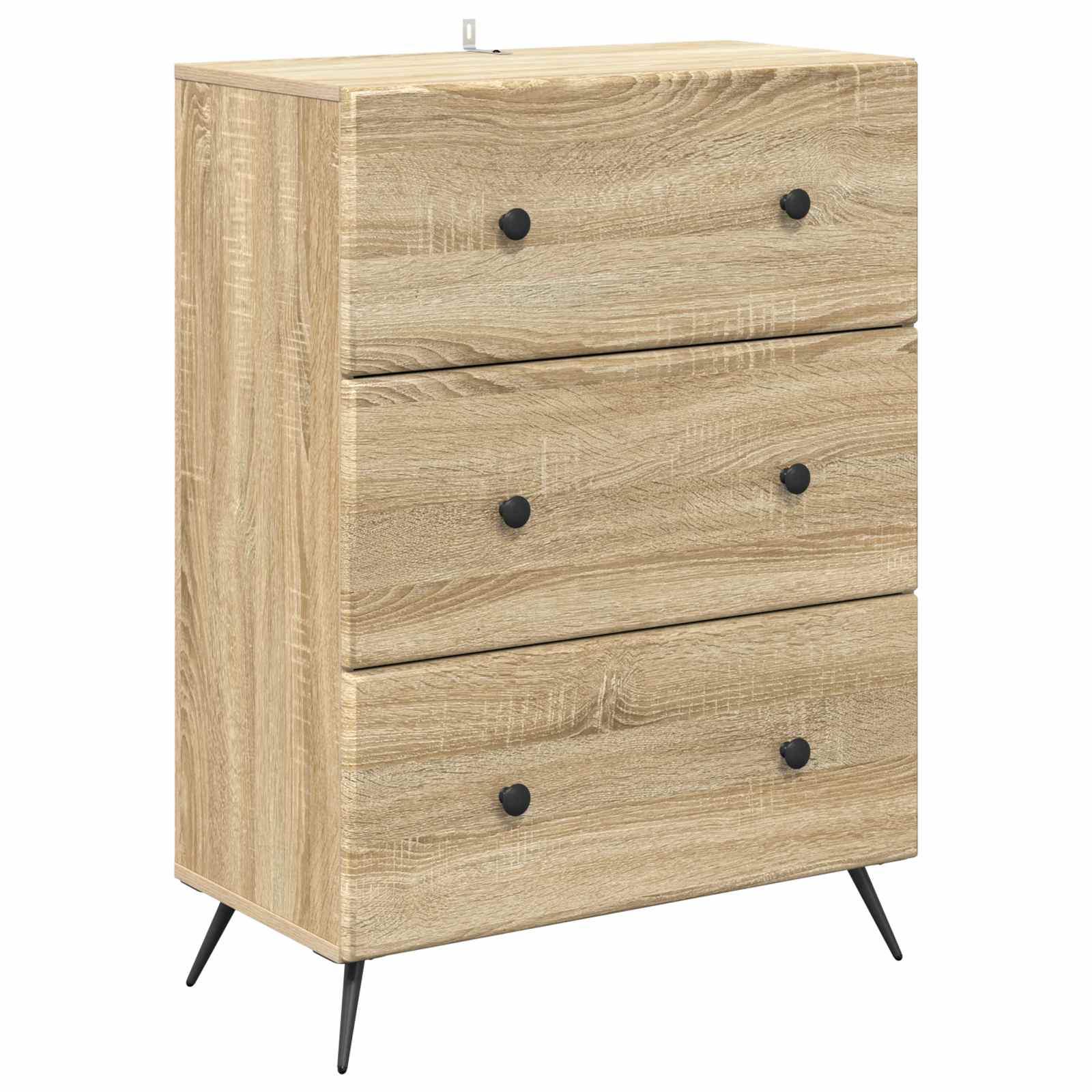 Schubladenschrank Sonoma-Eiche 66 x 34,5 x 90 cm Holzwerkstoff