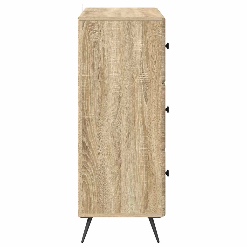 Schubladenschrank Sonoma-Eiche 66 x 34,5 x 90 cm Holzwerkstoff