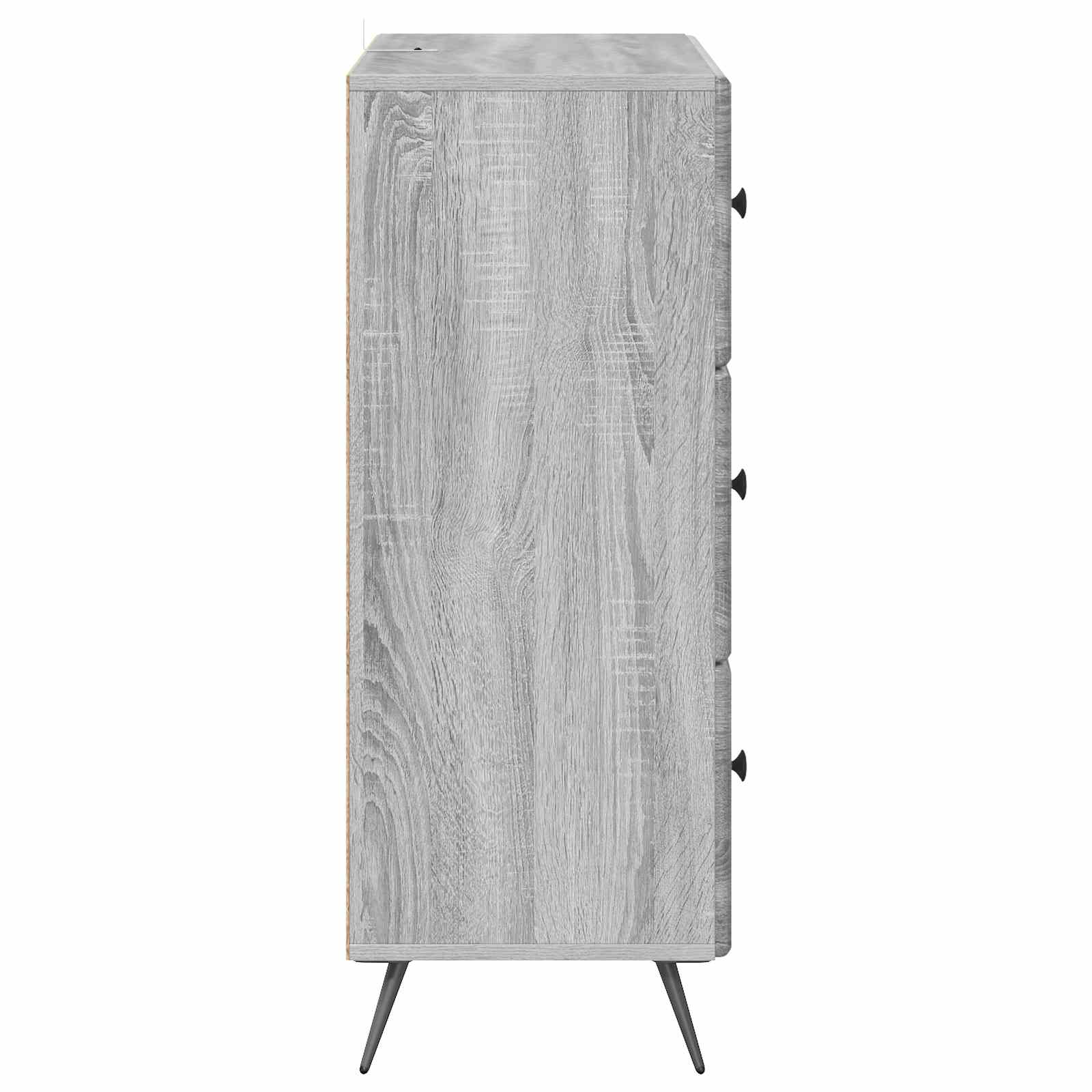 Schubladenschrank Graues Sonoma 66 x 34,5 x 90 cm Holzwerkstoff