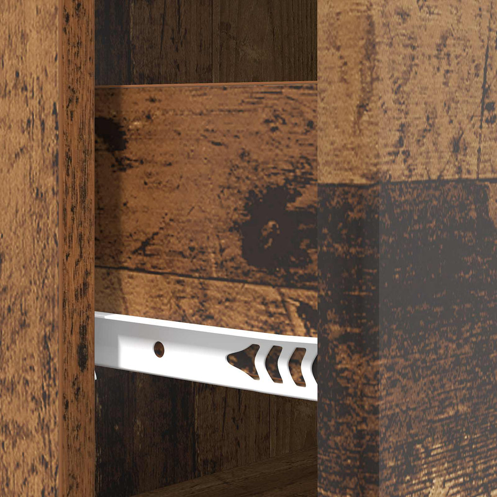 Schubladenschrank Altholz 66 x 34,5 x 90 cm Holzwerkstoff
