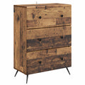 Schubladenschrank Altholz 66 x 34,5 x 90 cm Holzwerkstoff
