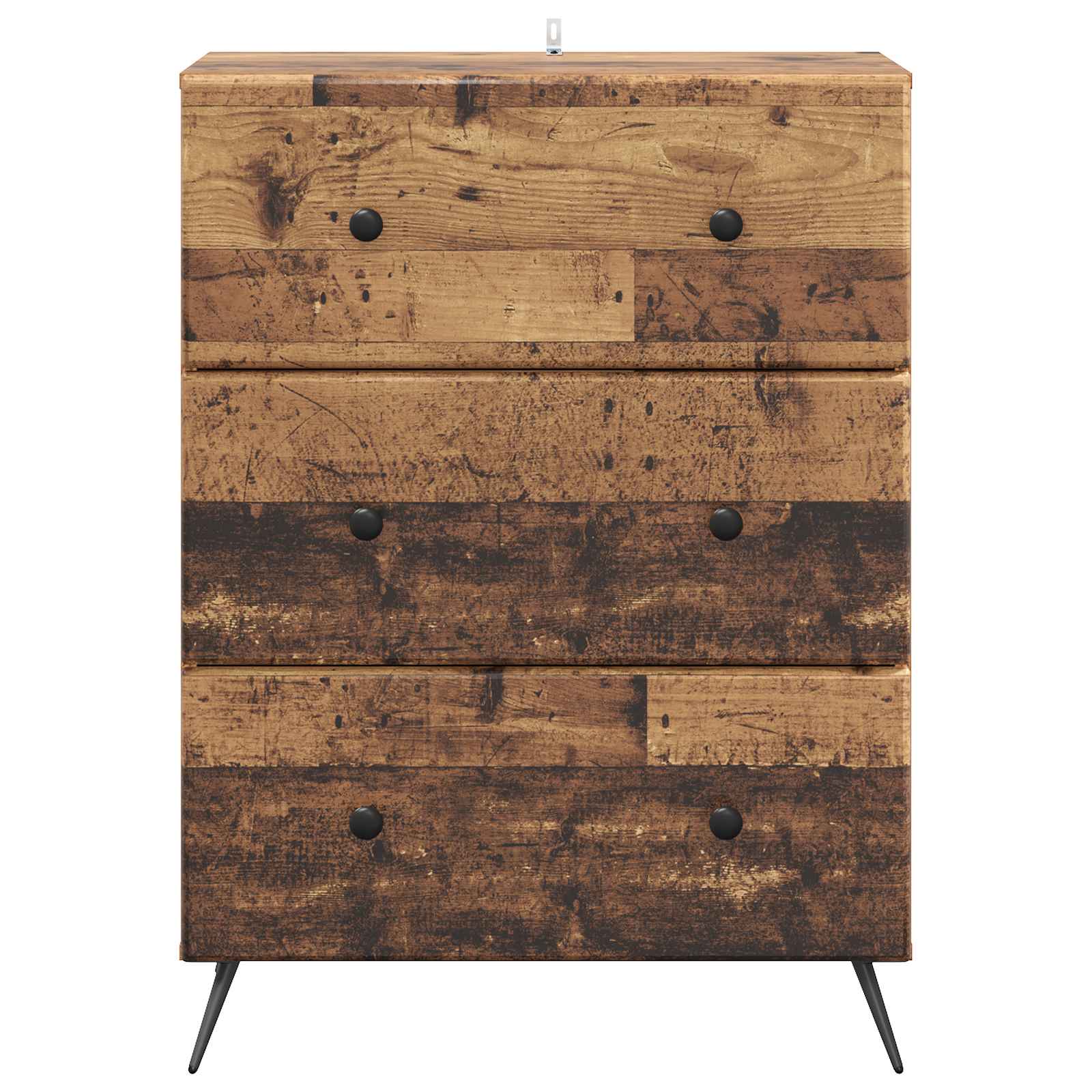 Schubladenschrank Altholz 66 x 34,5 x 90 cm Holzwerkstoff