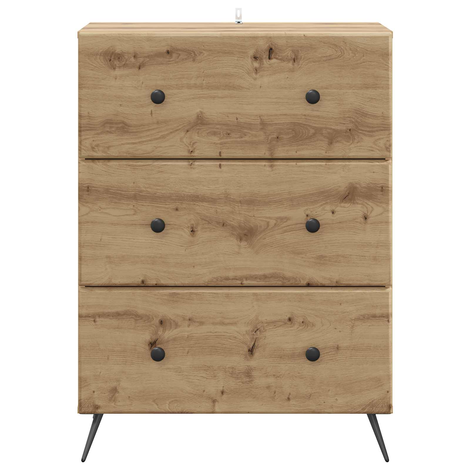 Schubladenschrank Artisan-Eiche 66 x 34,5 x 90 cm Holzwerkstoff