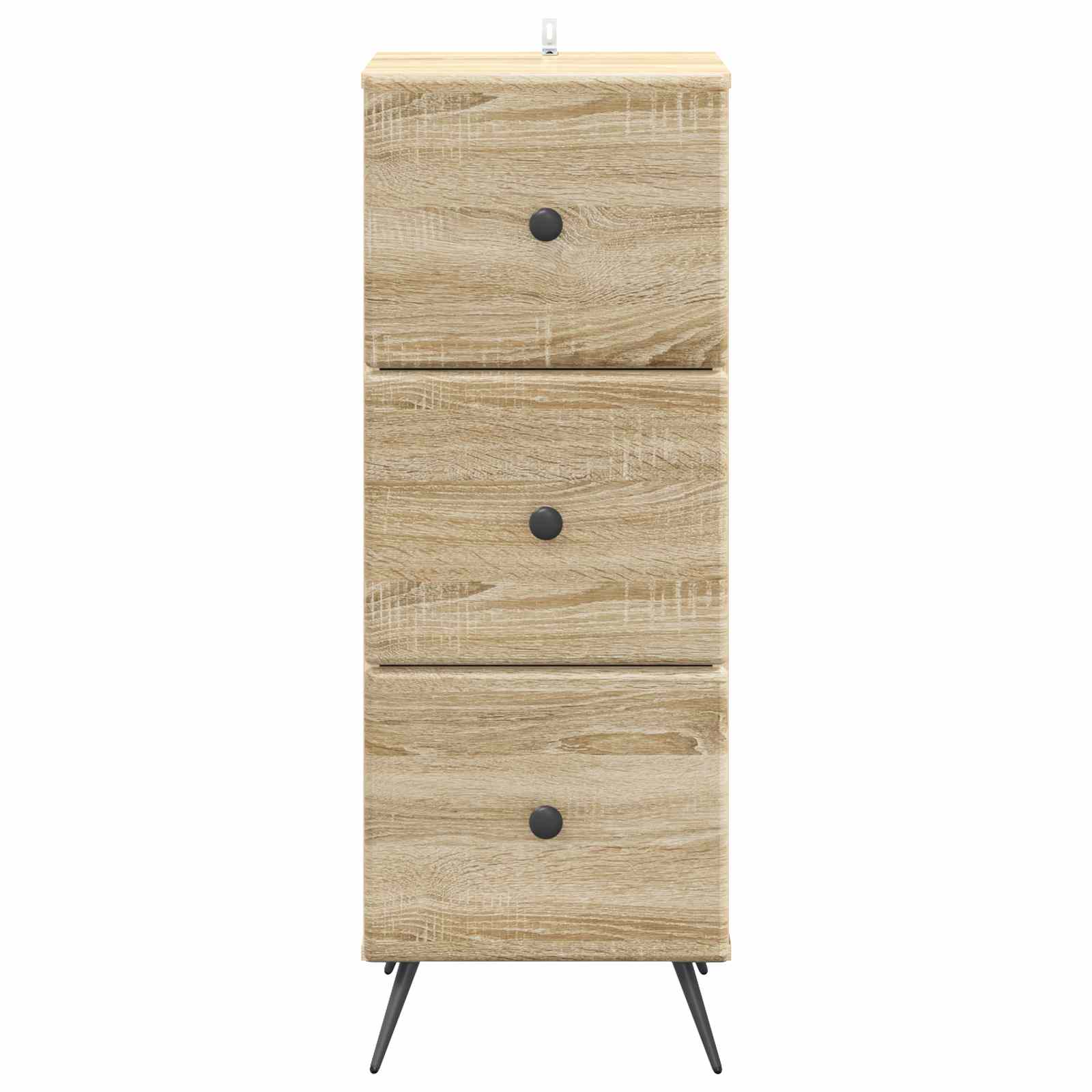 Schubladenschrank Sonoma-Eiche 33 x 34,5 x 90 cm Holzwerkstoff