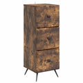 Schubladenschrank Geräucherte Eiche 33 x 34,5 x 90 cm