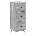 Schubladenschrank Graues Sonoma 33 x 34,5 x 90 cm Holzwerkstoff
