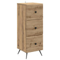Schubladenschrank Artisan-Eiche 33 x 34,5 x 90 cm Holzwerkstoff