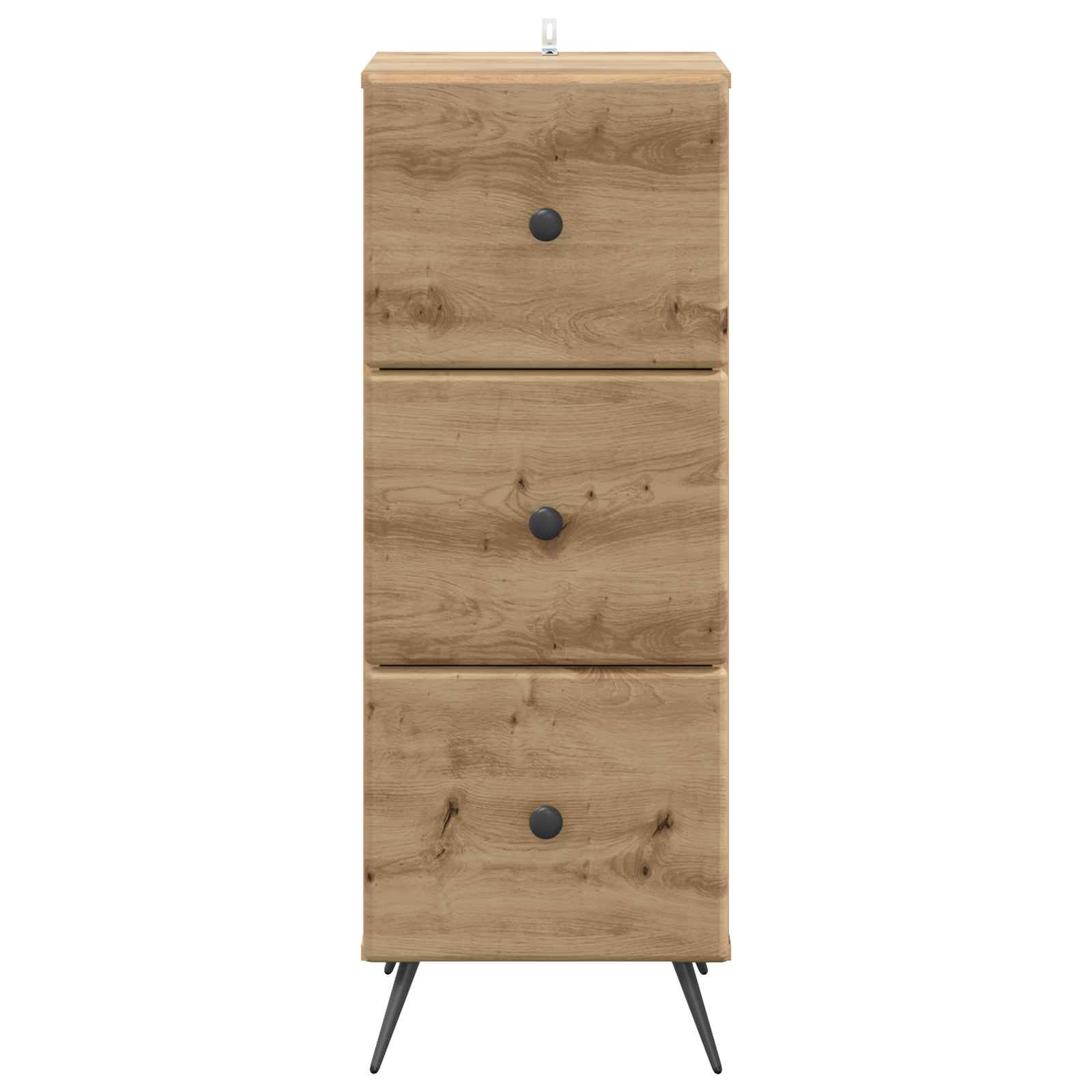 Schubladenschrank Artisan-Eiche 33 x 34,5 x 90 cm Holzwerkstoff