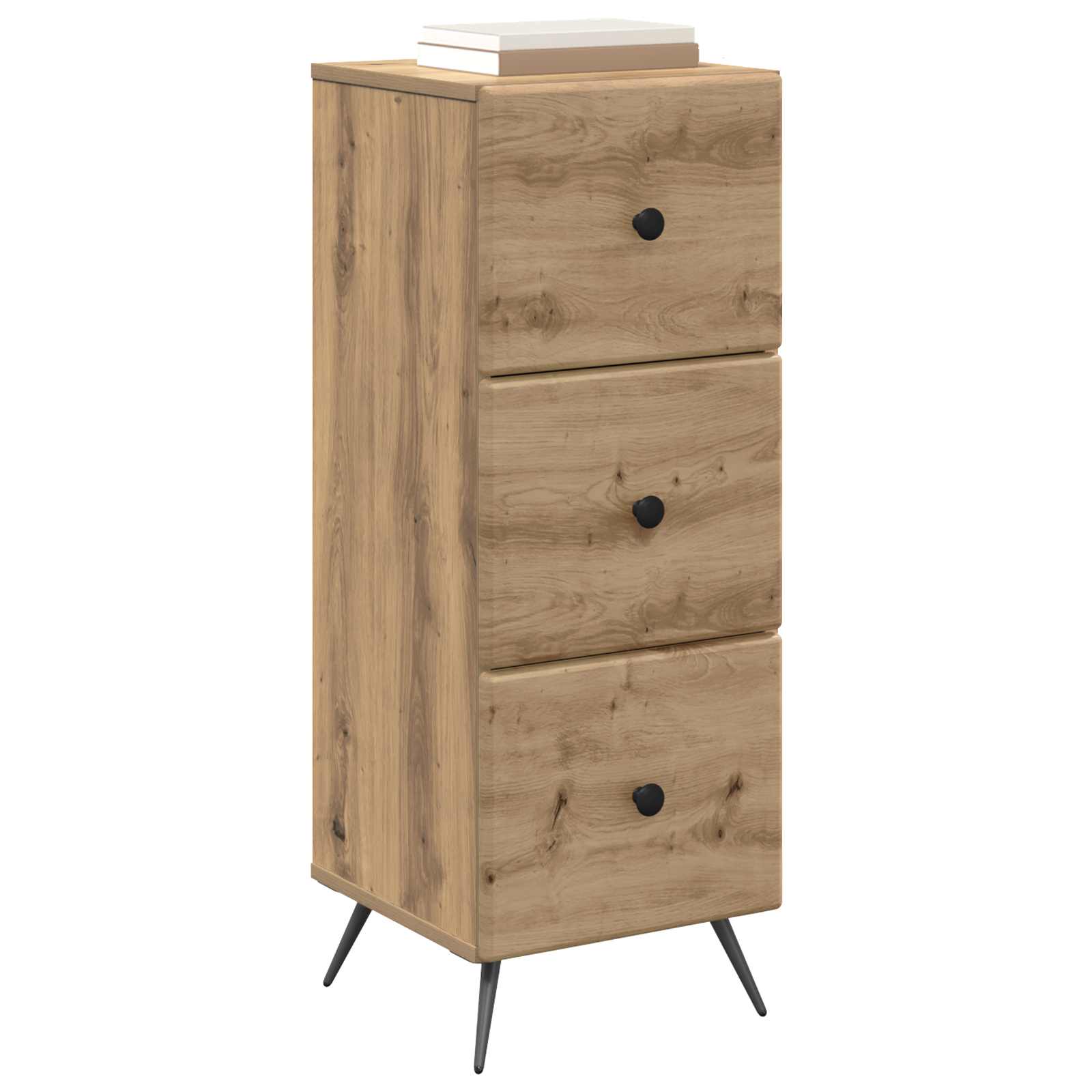 Schubladenschrank Artisan-Eiche 33 x 34,5 x 90 cm Holzwerkstoff