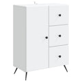 Sideboard mit Schubladen Weiß 66 x 34,5 x 90 cm Holzwerkstoff