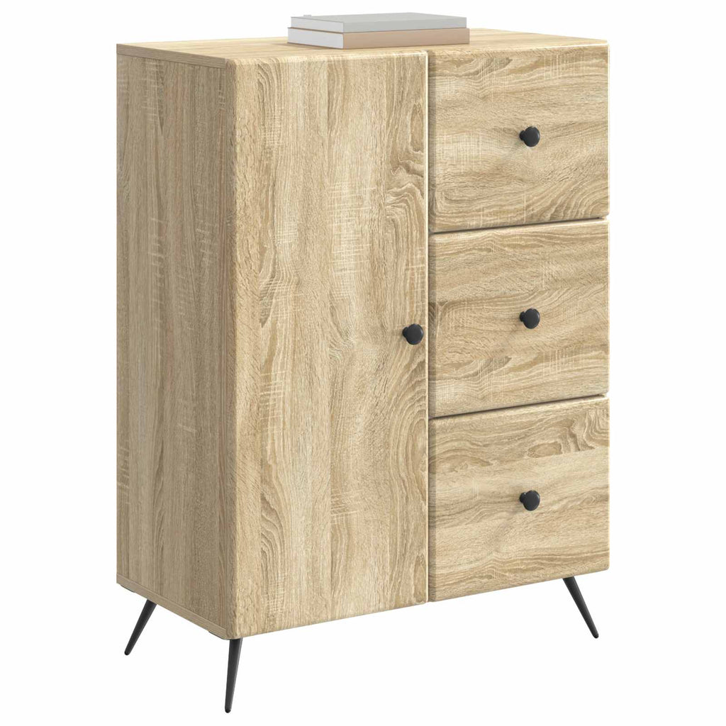 Sideboard Sonoma-Eiche 66 x 34,5 x 90 cm Holzwerkstoff