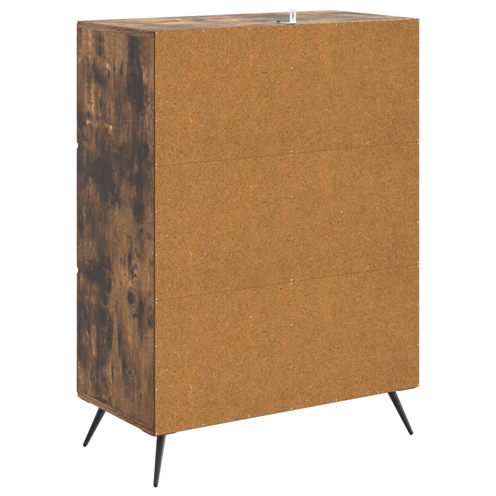 Sideboard Geräucherte Eiche 66 x 34,5 x 90 cm Holzwerkstoff
