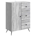 Sideboard Graues Sonoma 66 x 34,5 x 90 cm Holzwerkstoff