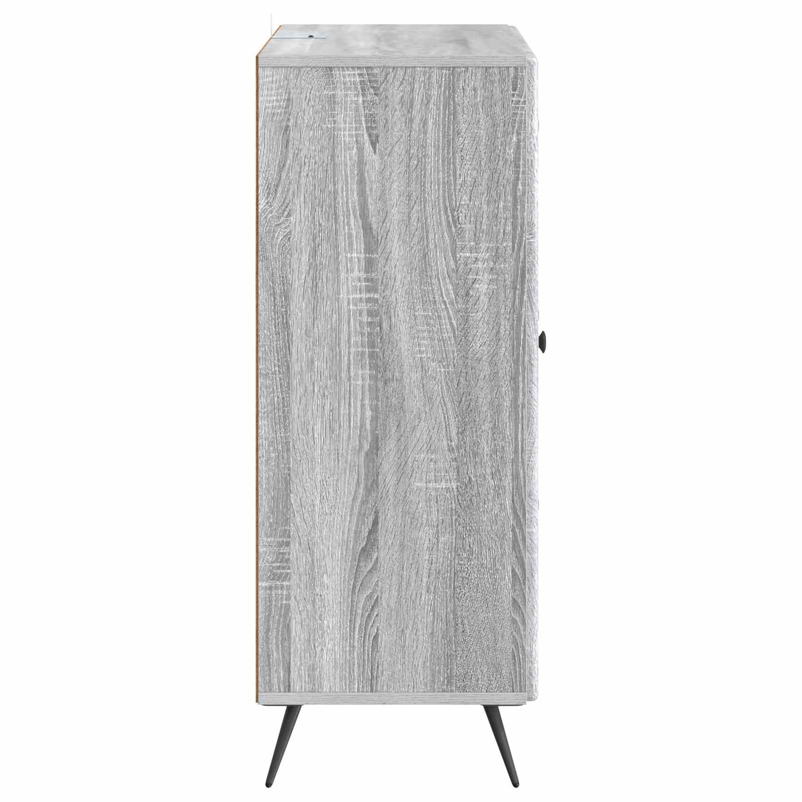 Sideboard Graues Sonoma 66 x 34,5 x 90 cm Holzwerkstoff
