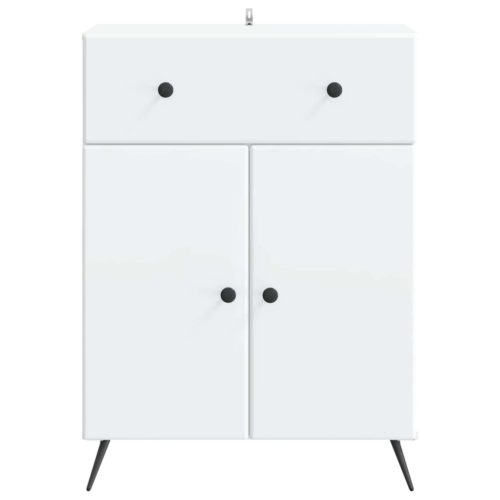 Sideboard mit Schubladen Weiß 66 x 34,5 x 90 cm Holzwerkstoff
