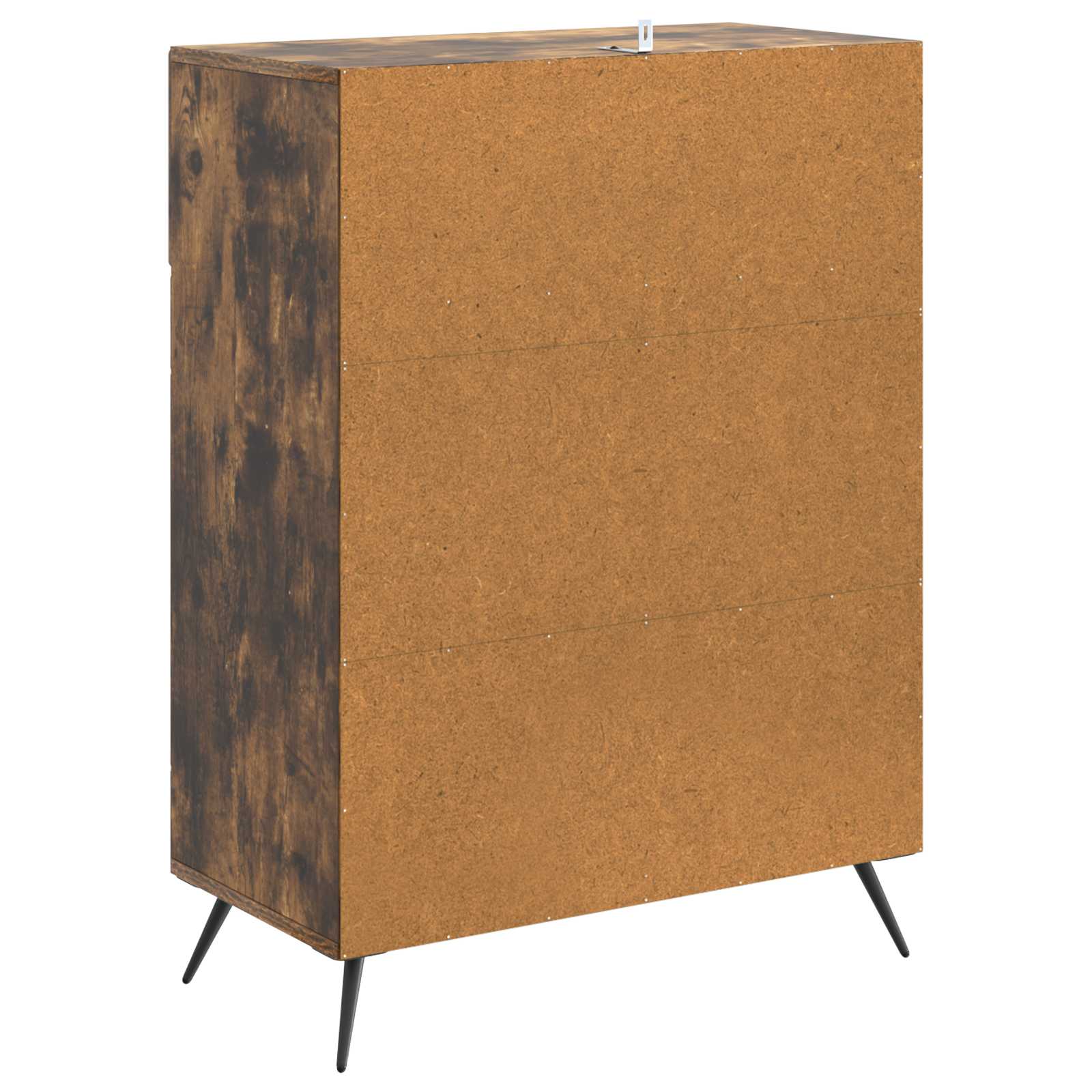 Sideboard Geräucherte Eiche 66 x 34,5 x 90 cm Holzwerkstoff