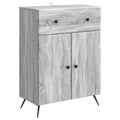 Sideboard Graues Sonoma 66 x 34,5 x 90 cm Holzwerkstoff