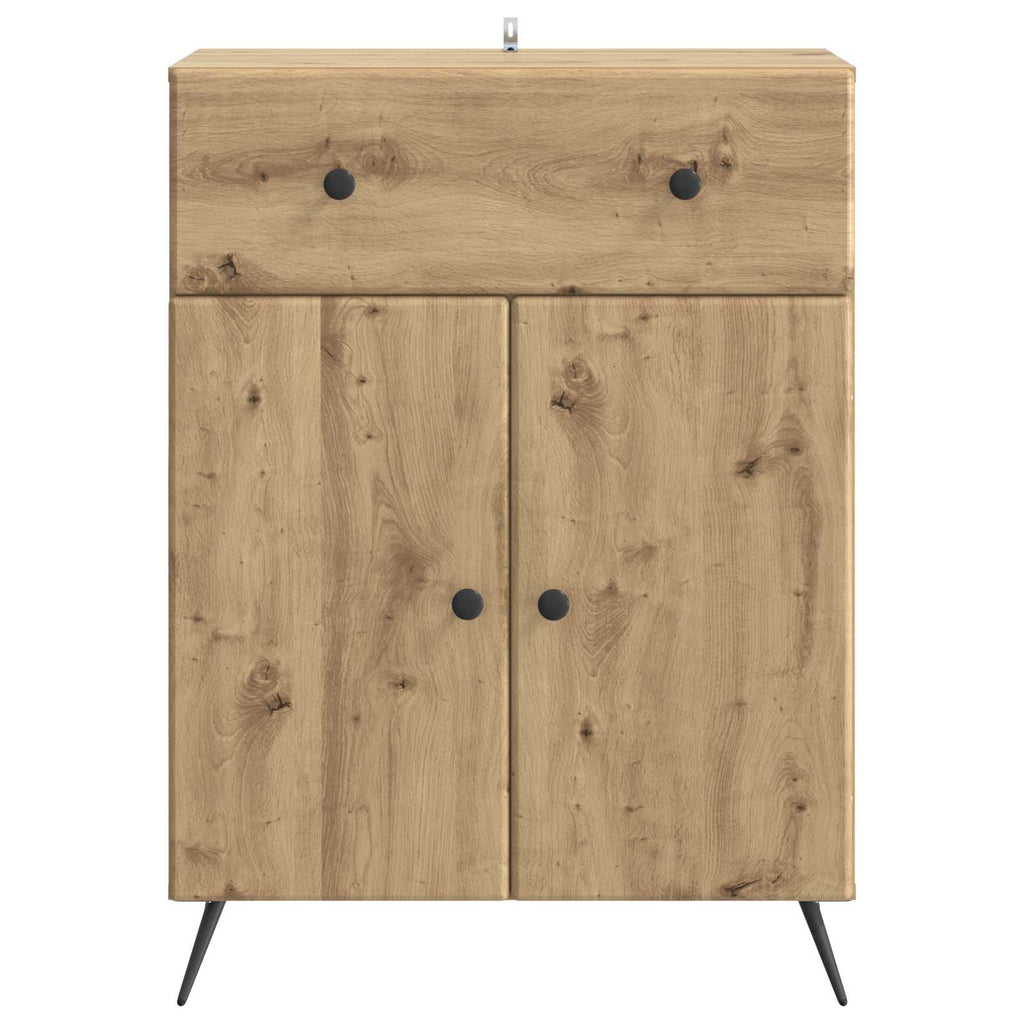 Sideboard Artisan-Eiche 66 x 34,5 x 90 cm Holzwerkstoff