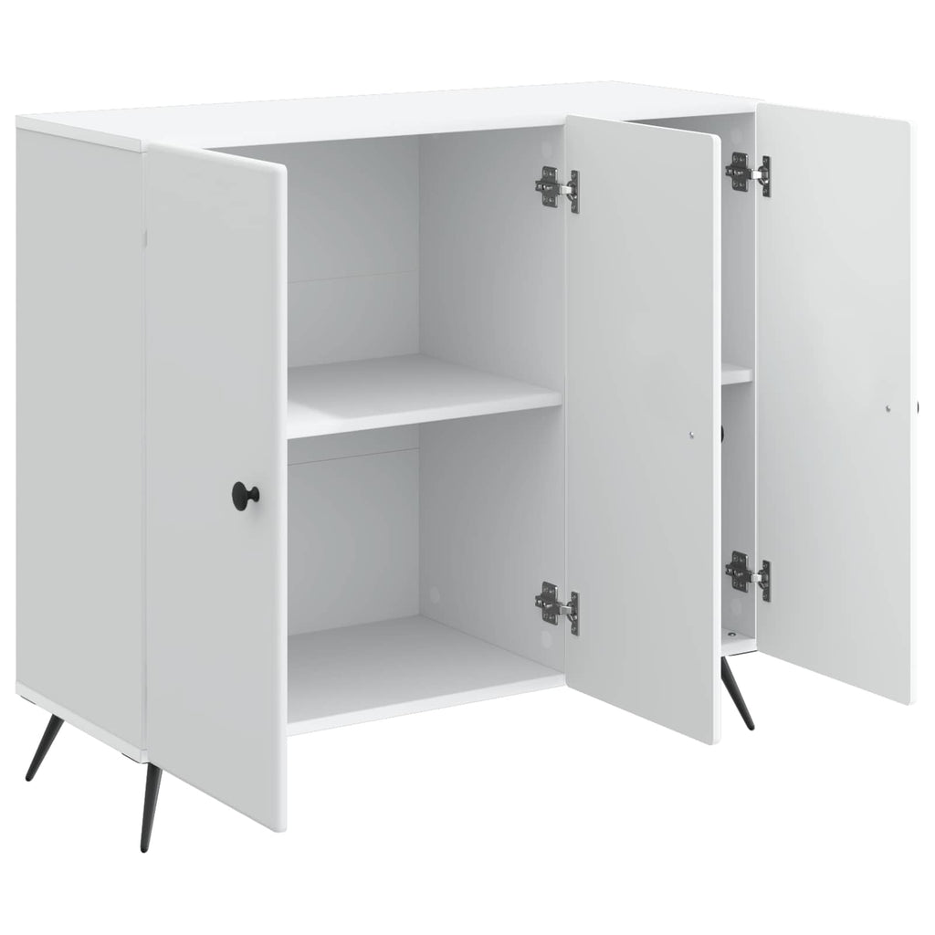 Sideboard Weiß 89 x 34,5 x 80 cm Holzwerkstoff