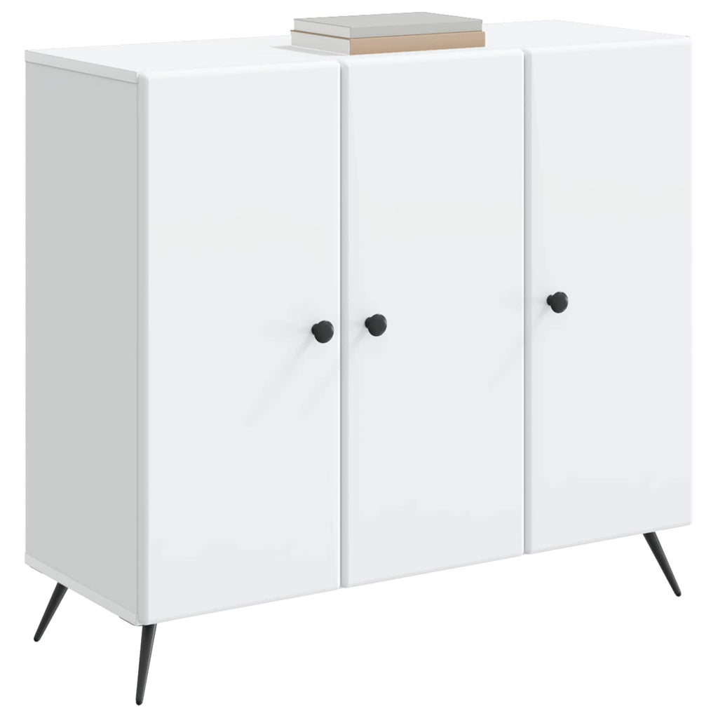 Sideboard Weiß 89 x 34,5 x 80 cm Holzwerkstoff