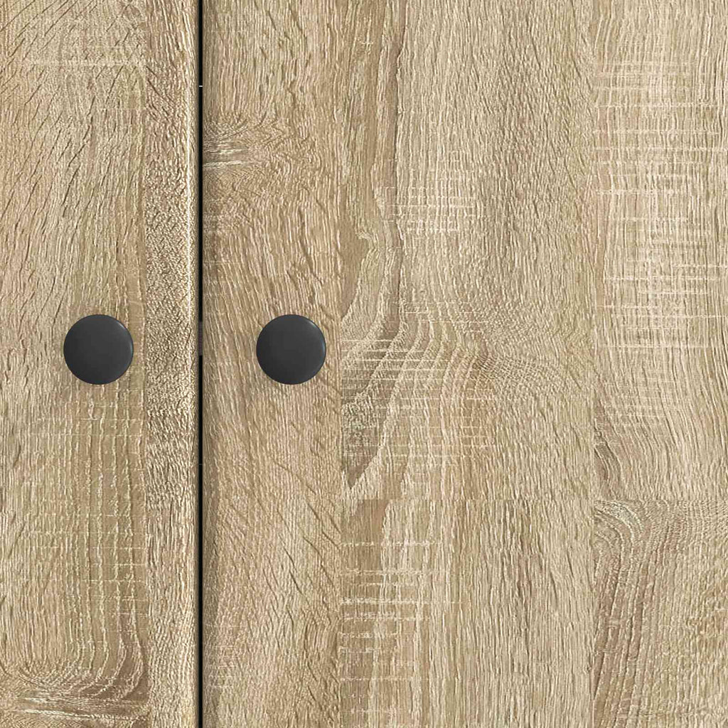 Sideboard Sonoma-Eiche 89 x 34,5 x 80 cm Holzwerkstoff