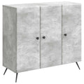 Sideboard Betongrau 89 x 34,5 x 80 cm Holzwerkstoff