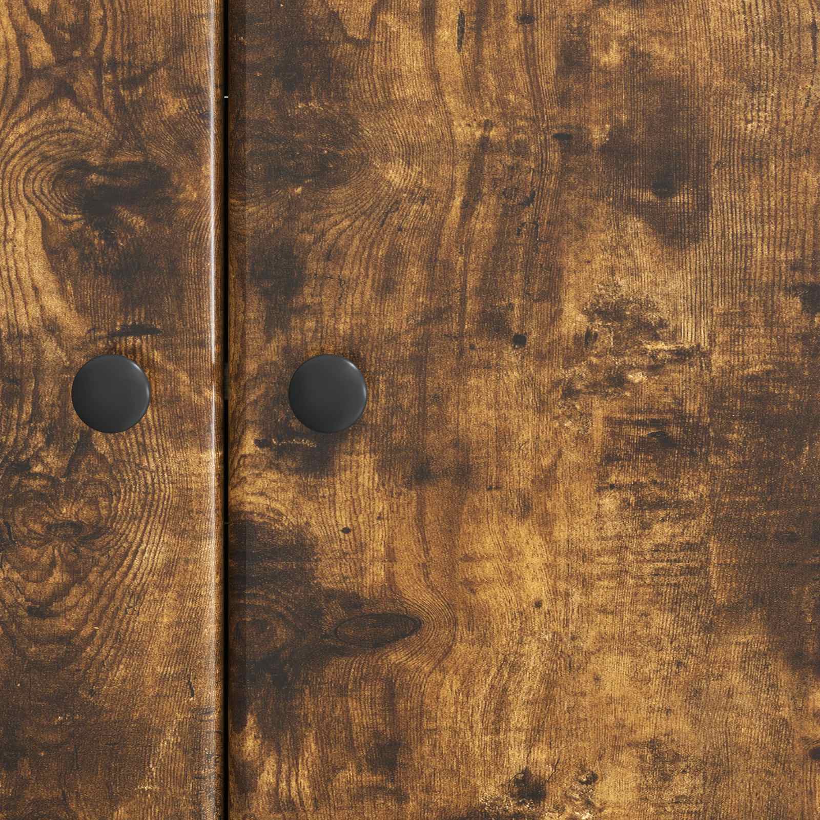 Sideboard Geräucherte Eiche 89 x 34,5 x 80 cm Holzwerkstoff