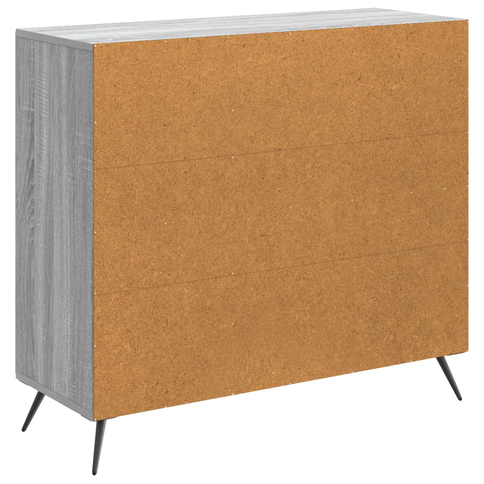 Sideboard Graues Sonoma 89 x 34,5 x 80 cm Holzwerkstoff